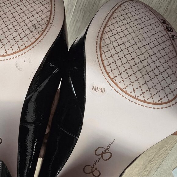 New Jessica Simpson Dylexi Platform Patent Leather Pump - Picture 2 of 12